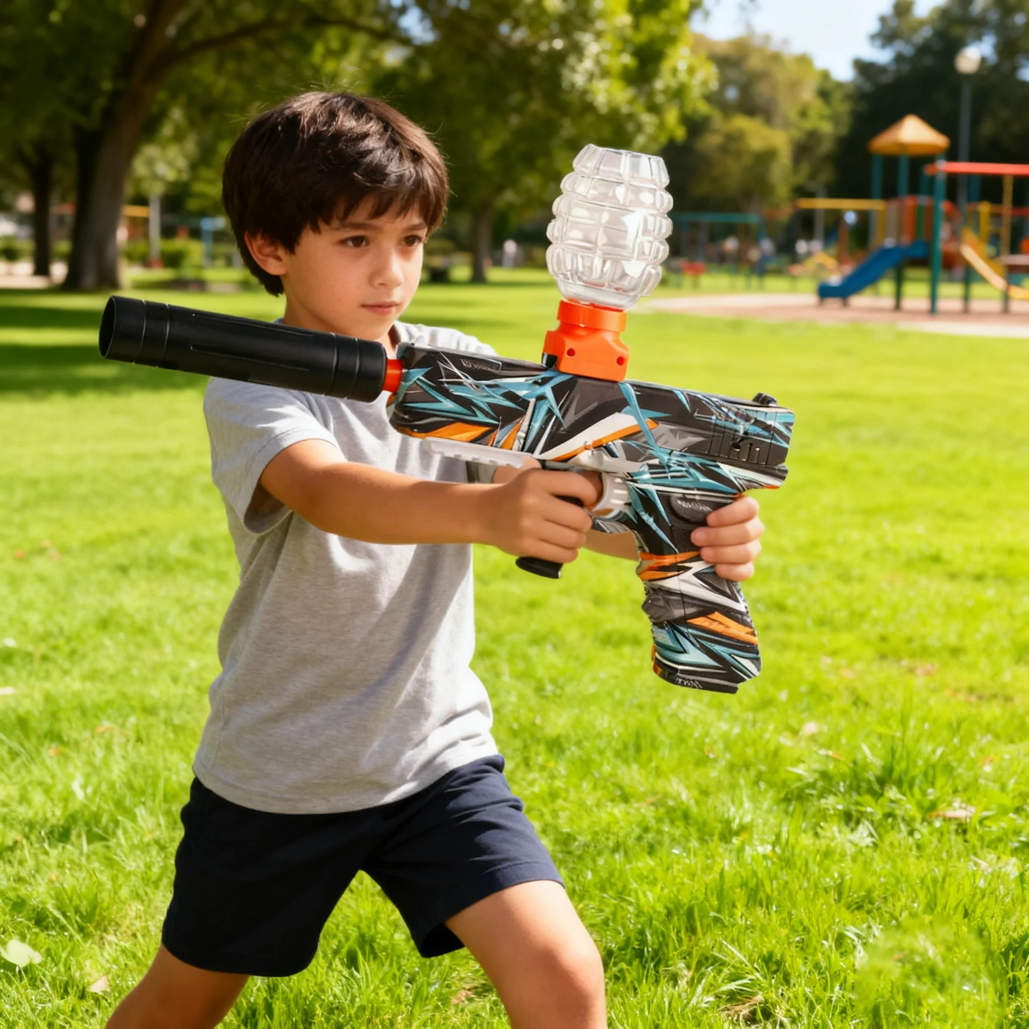 2025 Nuevo juguete de pistola Blaster eléctrica, tiro de alta precisión, juego de fiesta - Regalo de Navidad de Acción de Gracias de Halloween