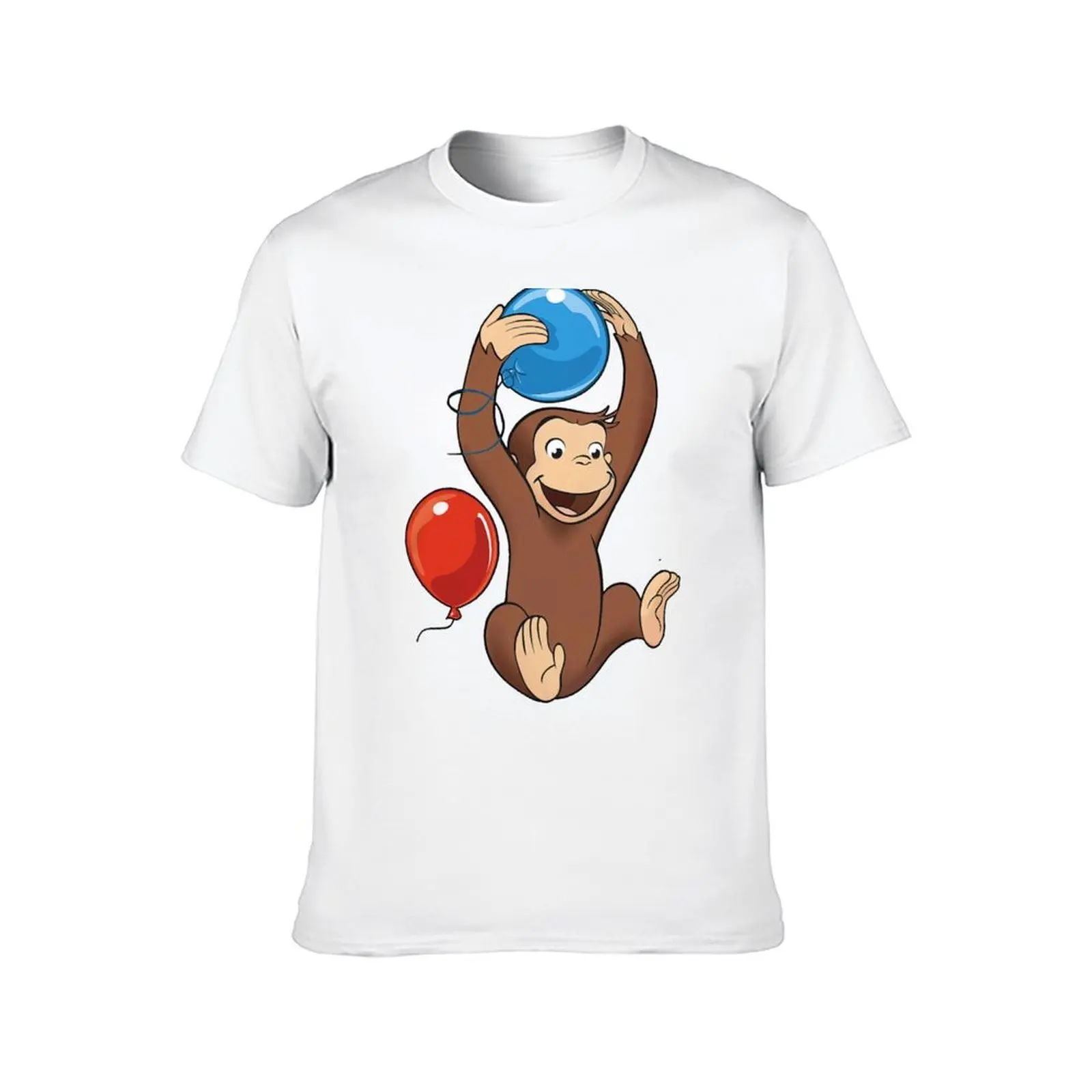 Curious George T-Shirt essential t shirt funny t shirts cotton T-Shirt
