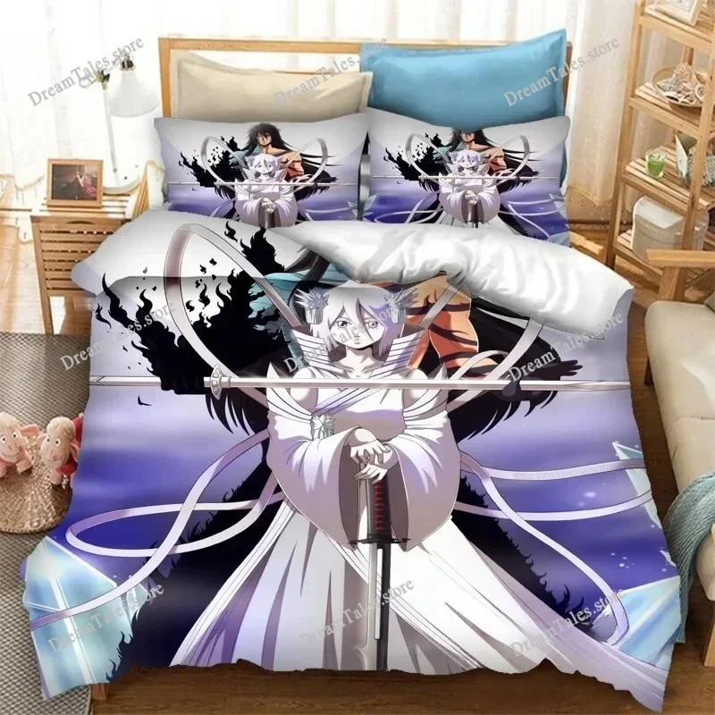 Bleach Thousand-Year Blood War Bedding Set Cartoon Anime Set Adult Kid Bedroom Duvet Cover Sets 3D Print Anime Luxury Gift741