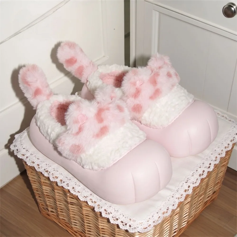 Chinelos confortáveis com estampa de leopardo e formato de pata de gato, design criativo, sola macia, chinelos com formato de pata de cachorro, sola grossa, chinelos fofos com formato de pata de animal e rabo, modelo unissex.