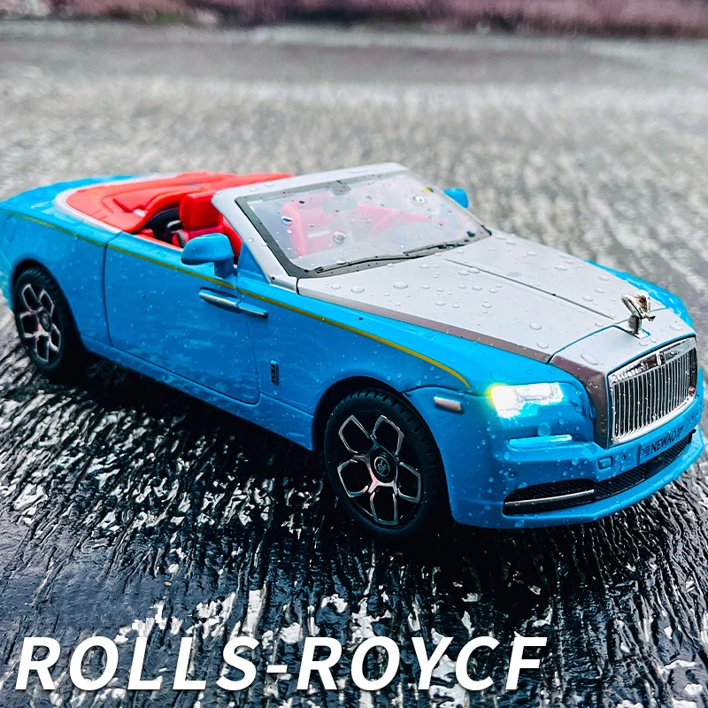 

1:24 Rolls Royces Dawn Alloy Luxy Car Model Diecasts Metal Toy Vehicles Car Model Sound and Light Simulation Childrens Toys Gift