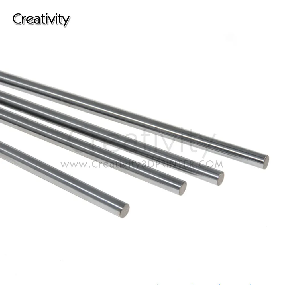 Creativity Smooth Rod 8mm Shaft Rod Optical Axis 300/350/380/400/500/600mm CNC Chromed Diameter 3D Printer part