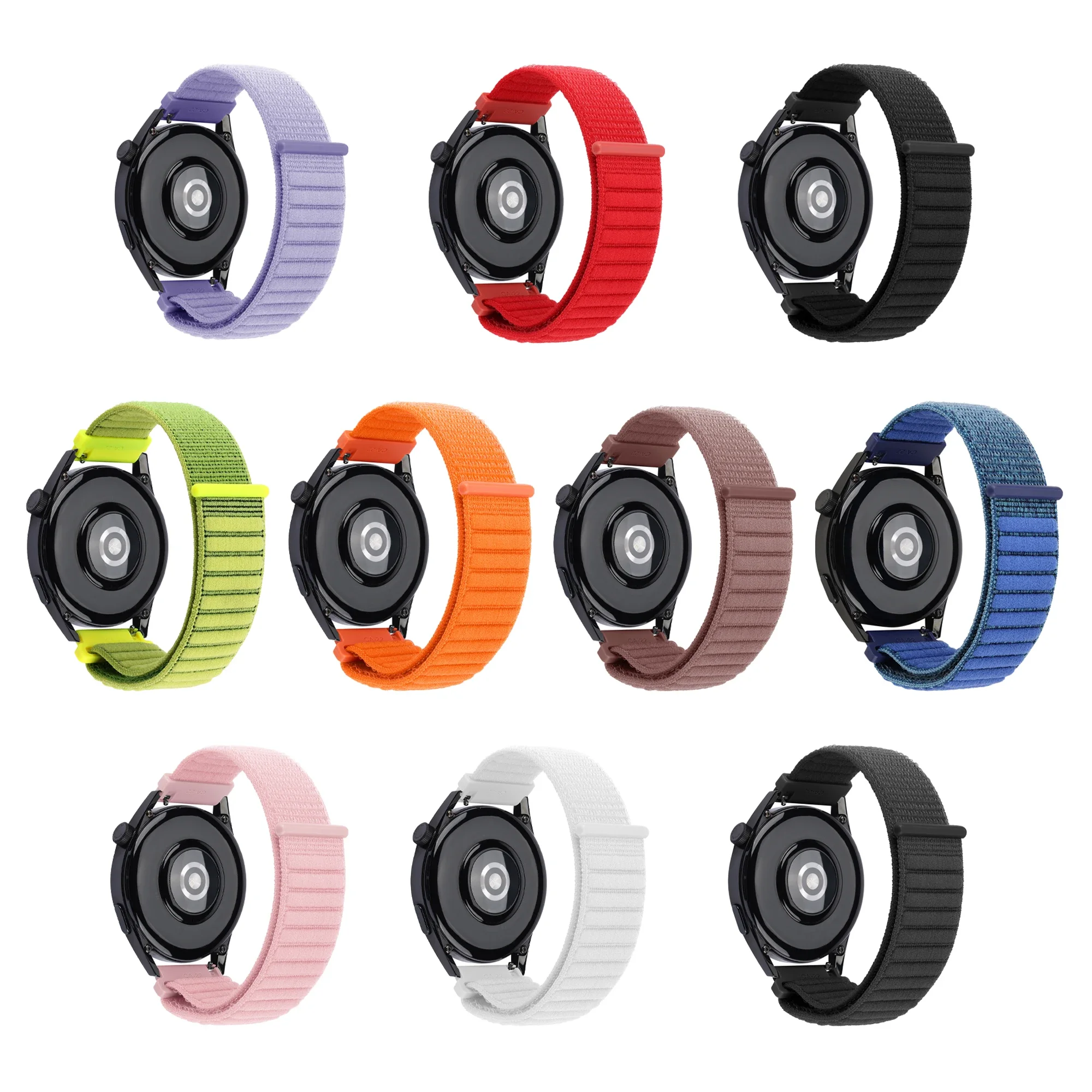 Плетеный нейлоновый ремешок для часов 22 мм 20 мм для Samsung Galaxy Watch FE 7 6 5 4/6 4 Classic/Gear S3, браслет с петлей, сменный браслет