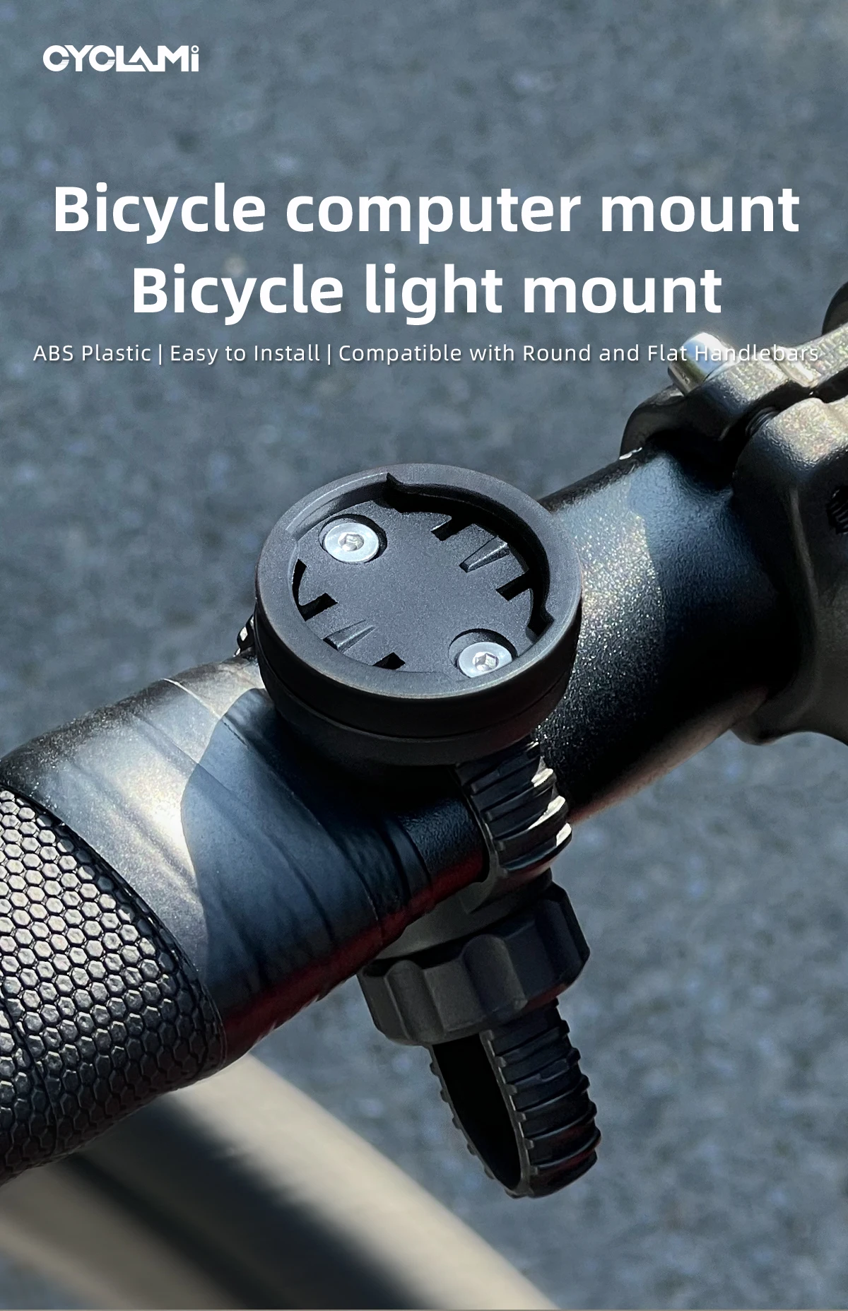CYCLAMI S6 GPS Fahrradcomputer-Halterung, Scheinwerferhalterung, Rücklicht-Halterung für Lenker, Sattelstütze, Garmin, XOSS, IGPSPORT Zubehör – Detail 1