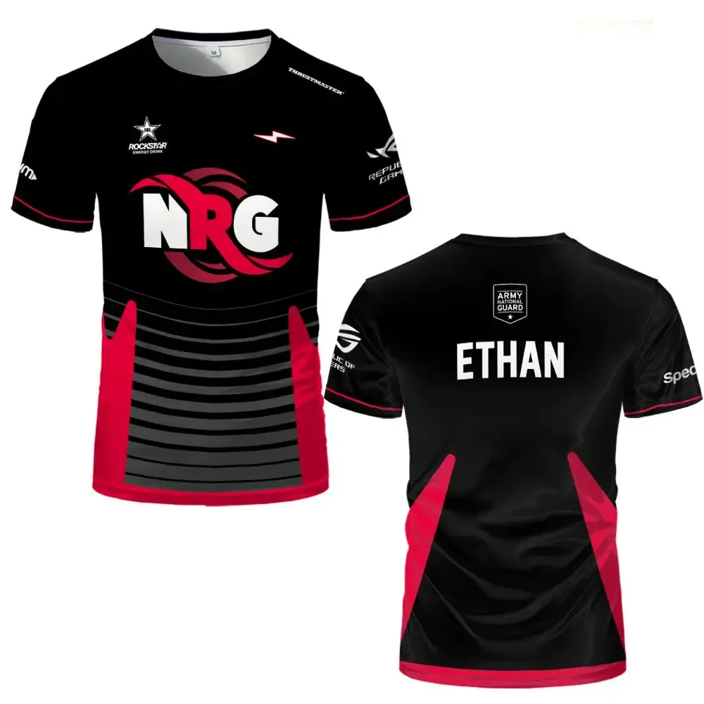 Maillot NRG 10 Year Legacy personnalisable pour hommes et femmes, maillots d'équipe VCT, t-shirt à manches courtes et col rond Valorant Esports
