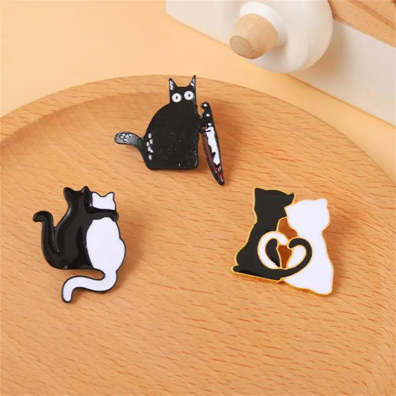 Clothing Accessorie Solid And Smooth 2.3  2.4cm Badge Brooch Fashionable And Lovely Accessories 4g Cute Cat Brooch Shawl Brooch