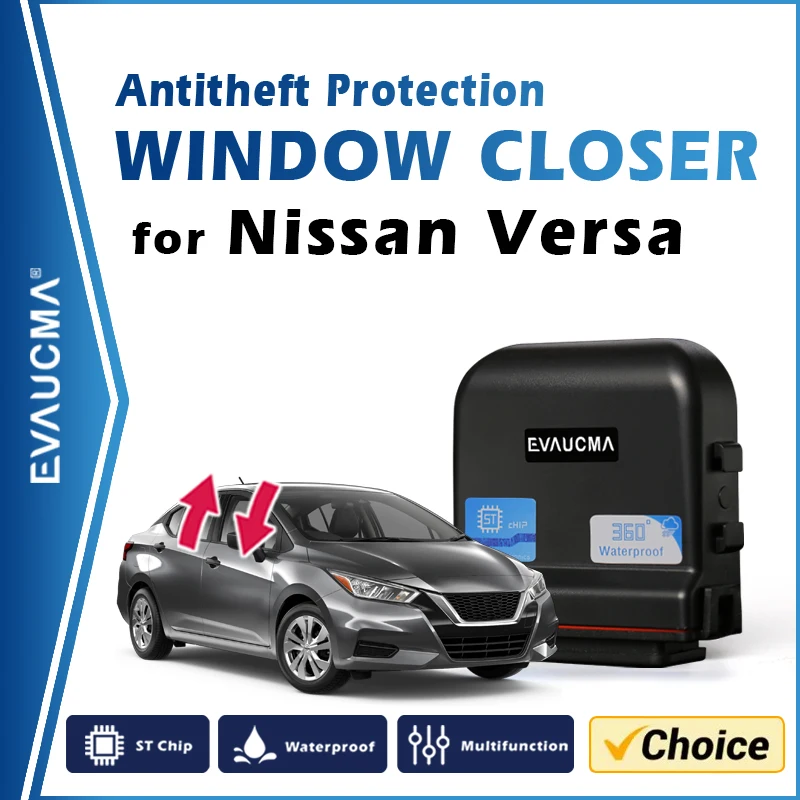 

For Nissan Versa N17 N18 Car Antitheft Protection Window Closer Lifter Kit Auto Power Window Close System Alarm Accessories