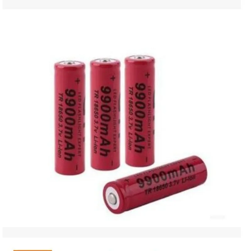 For Flashlight 18650 Lithium Battery 9900mAh Lithium-ion Rechargeable Battery