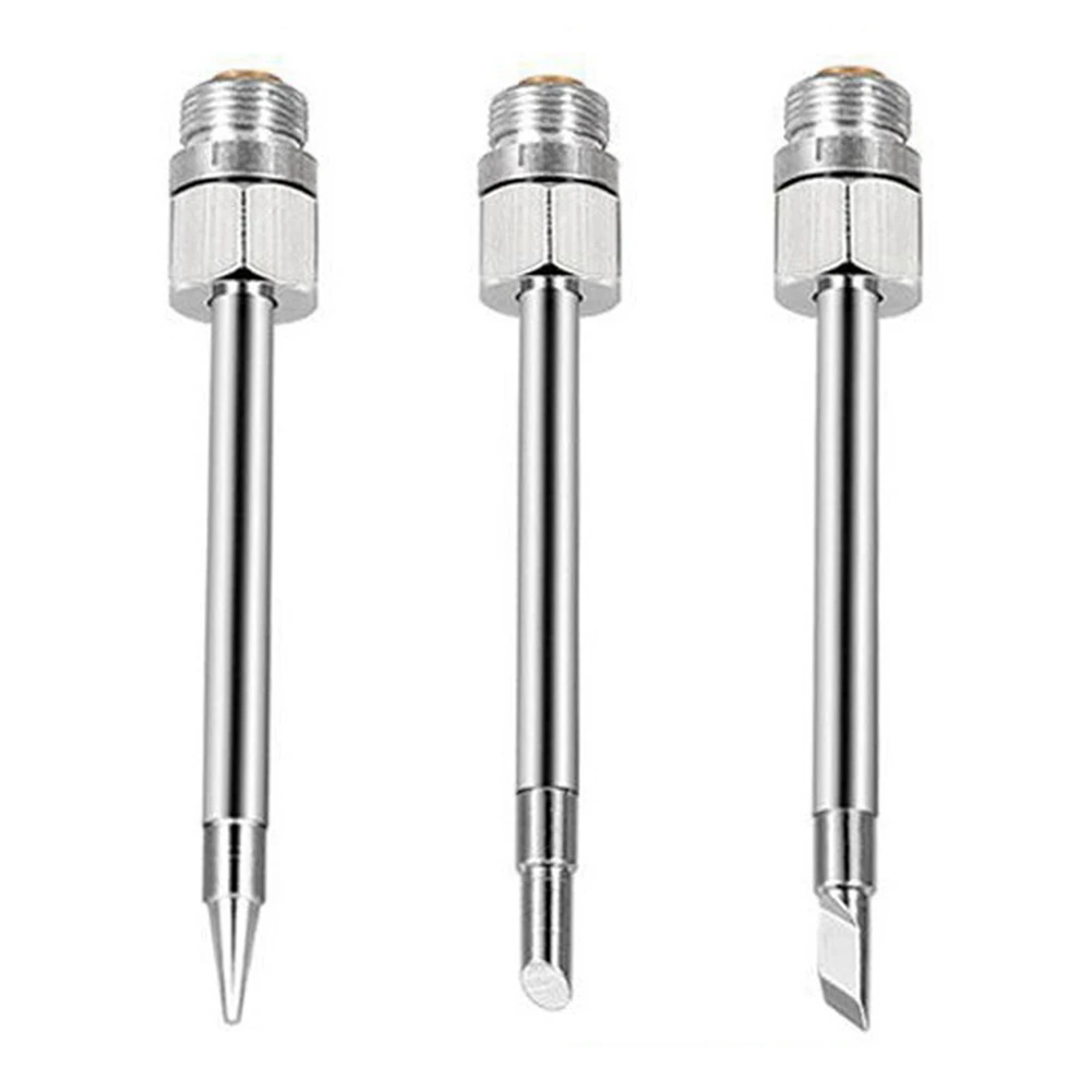 Soldering Tools Replacements Soldering Tip Welding Head Copper Rechargeable Silver Plating USB Wireless Charging