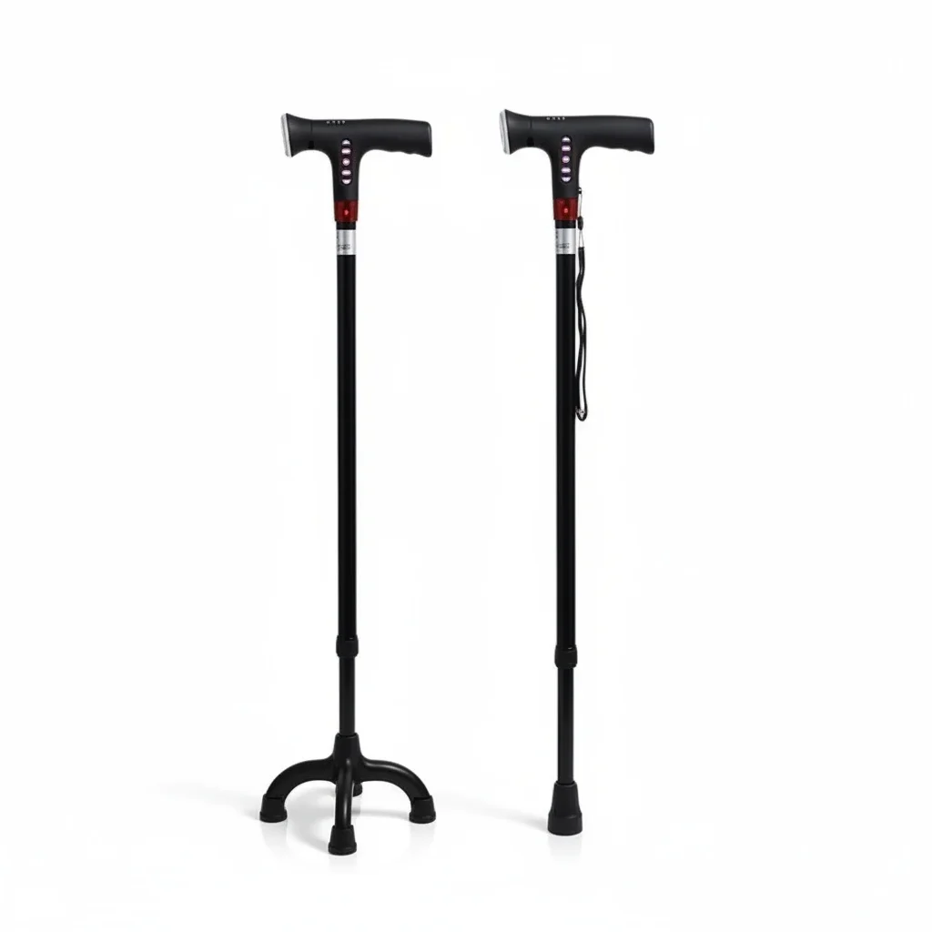 

Adjustable Walking Aid, Aluminum Alloy 15.7x74-97cm Standing Up Walking Frame, Folding Mobility Walker, Rehabilitation Therapy