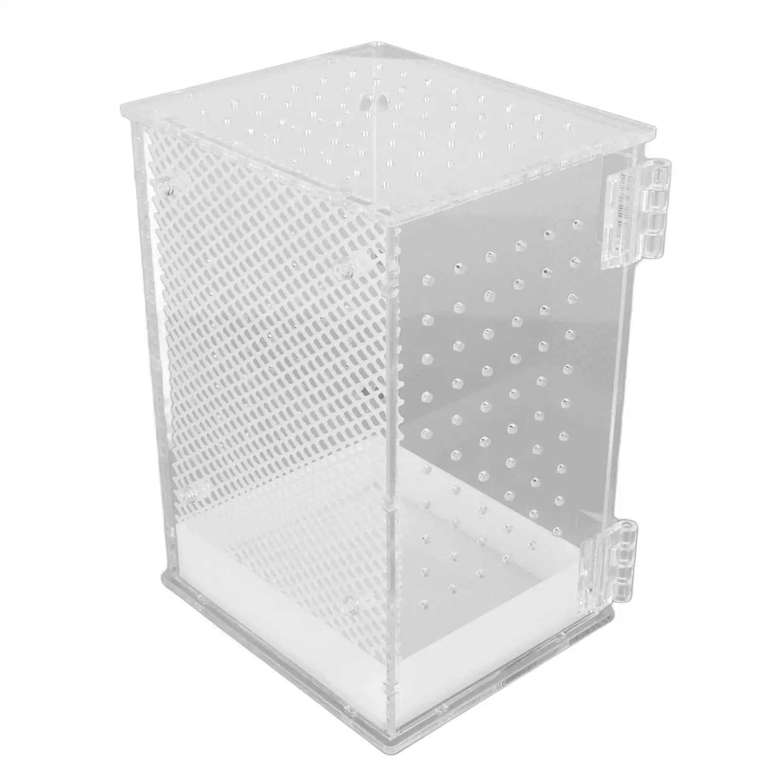 Clear Acrylic Reptile Terrarium Tank - Easy Clean, Safe & Sturdy Habitat for Leopard Geckos