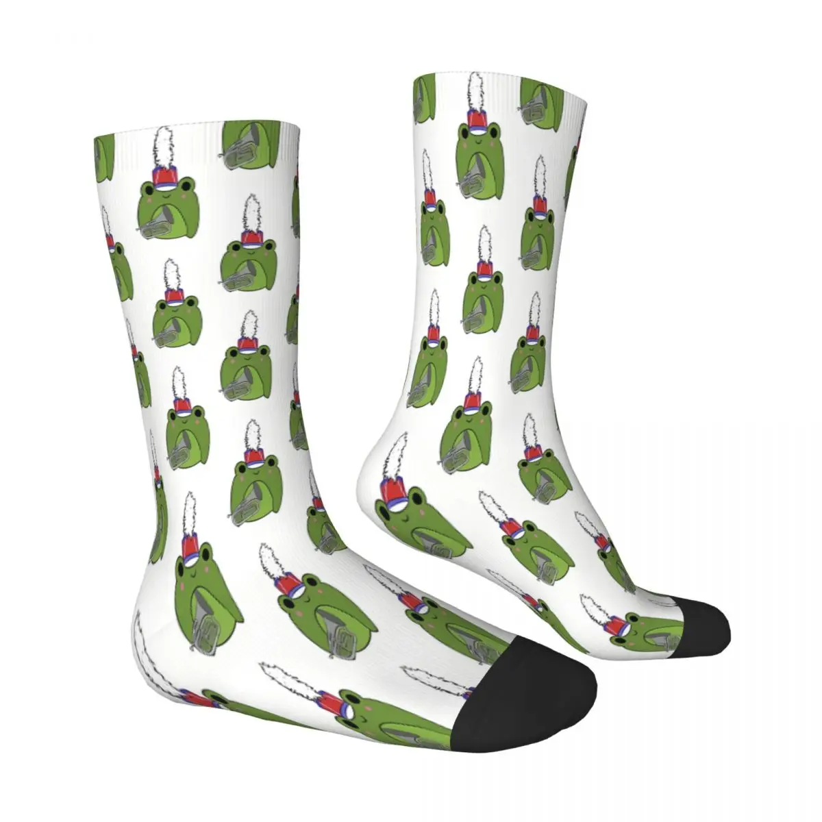 Marching Mellophone Froggie Socks Male Mens Women Autumn Stockings Polyester