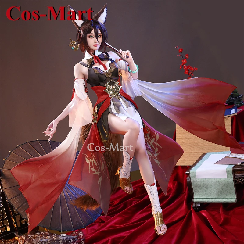 

Лидер продаж, косплей костюм Cos-Mart для игры Honkai: Star Rail Tingyun, великолепное милое боевое платье, искусственная реальность