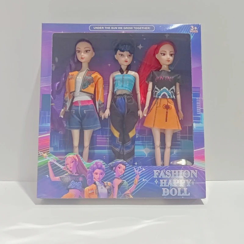 2025 HOT K-POP Hunters Action Figure Toy Demon Slayer – Rumi/Mira/Zoey Character Vinyl Doll Christmas Gifts