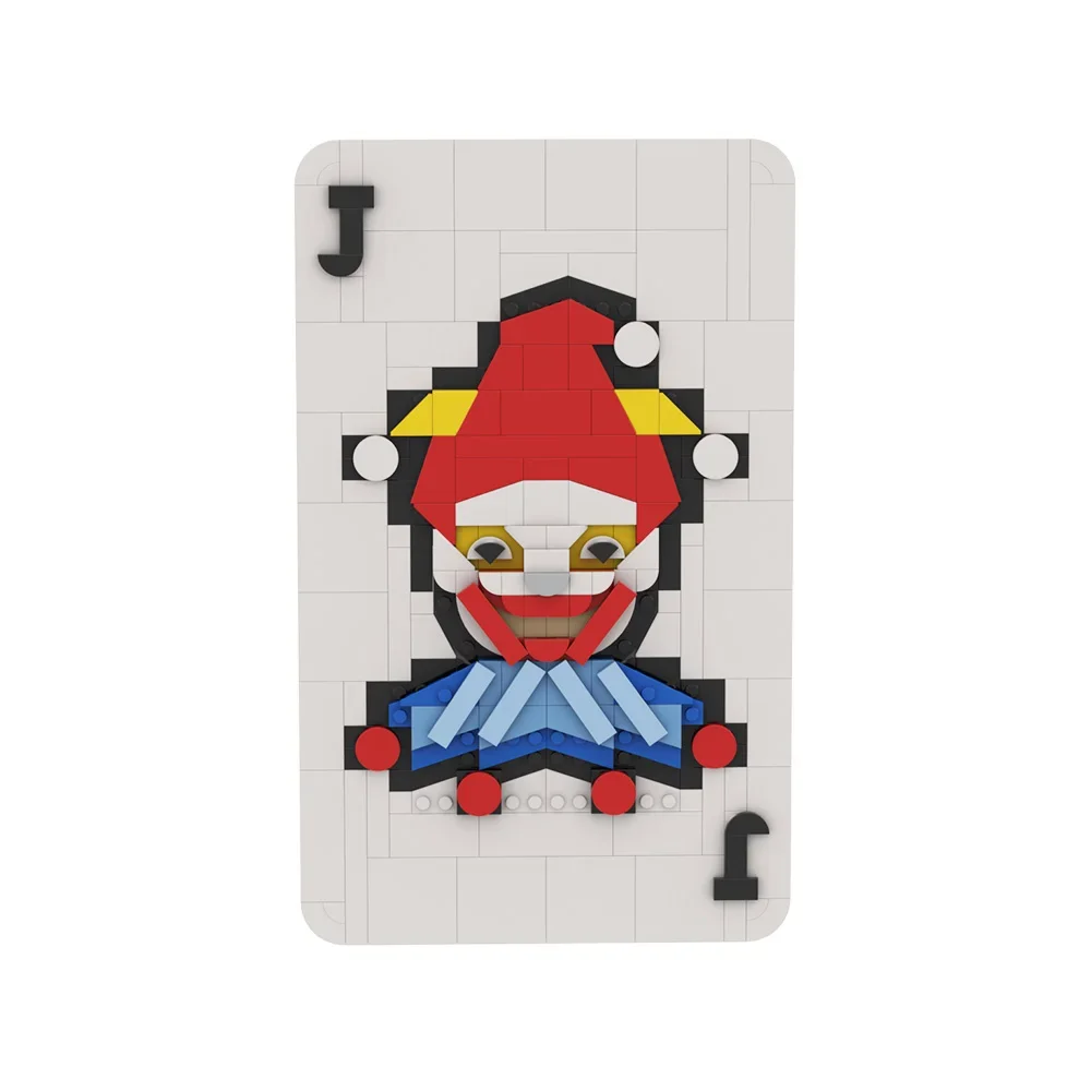 MOC Balatro Model Building Blocks Poker Joker Figure Card Party Tabletop Game Bricks Casual Puzzle Toys Adult Gift