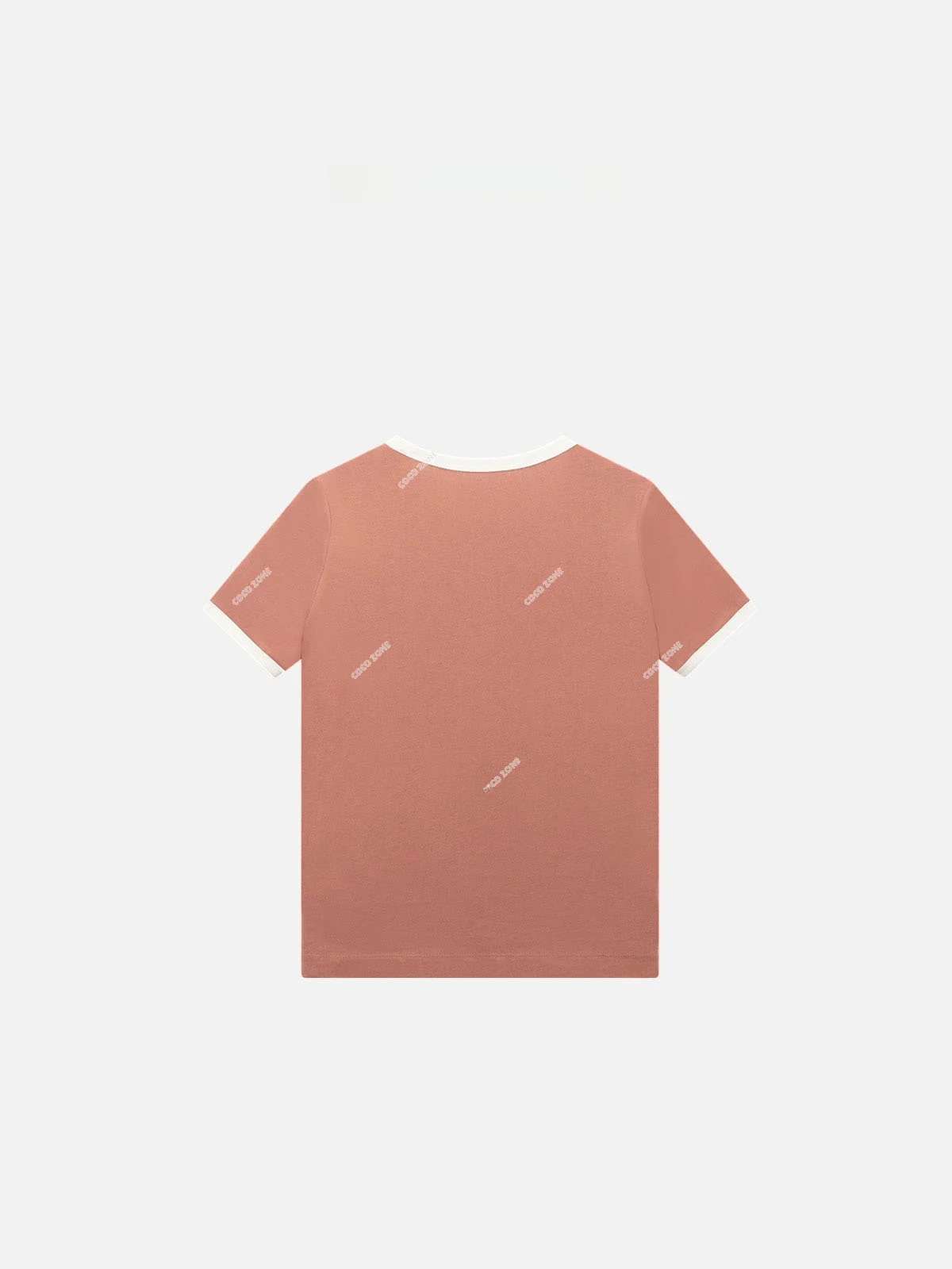 

Женская футболка ZONE с коротким рукавом, 100% хлопок, круглый вырез, цветные блоки, облегающий топ, универсальный, для весеннего повседневного образа