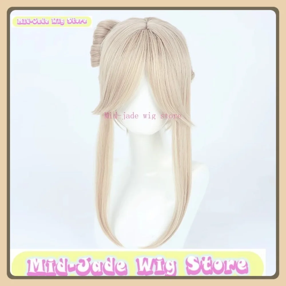 ミッドジェイドウィッグストア原神インパクト寧光ピザハットコラボコスプレウィッグアニメゲームロールプレイングハロウィンコスチューム小道具