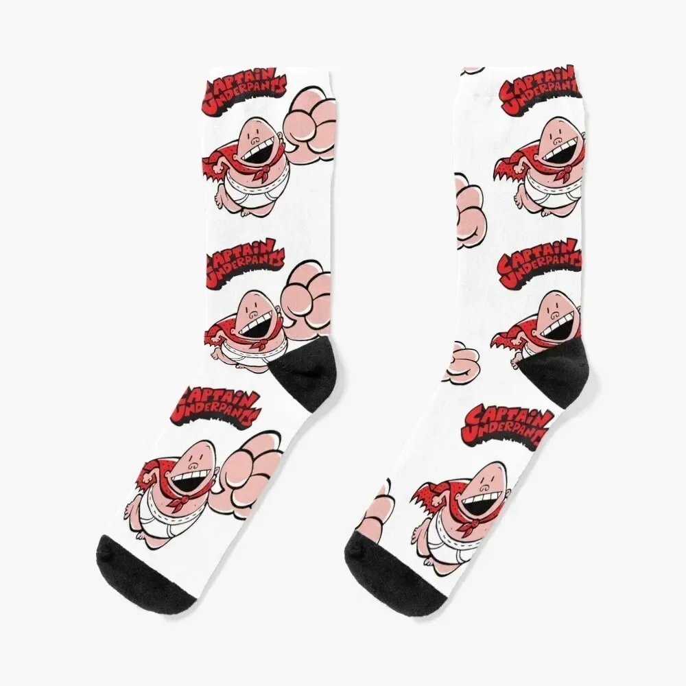 Captain Underpants box Socks christmas gifts shoes custom Women Socks Men's