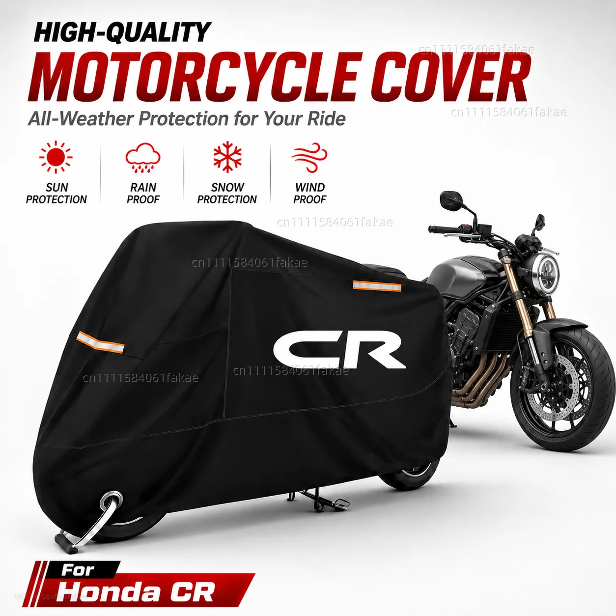 Cubierta impermeable para motocicleta, para exteriores, para todas las estaciones, a prueba de polvo, protección UV, cubierta para lluvia para Moto y Scooter, para Honda CR80R CR85R CR125R CR