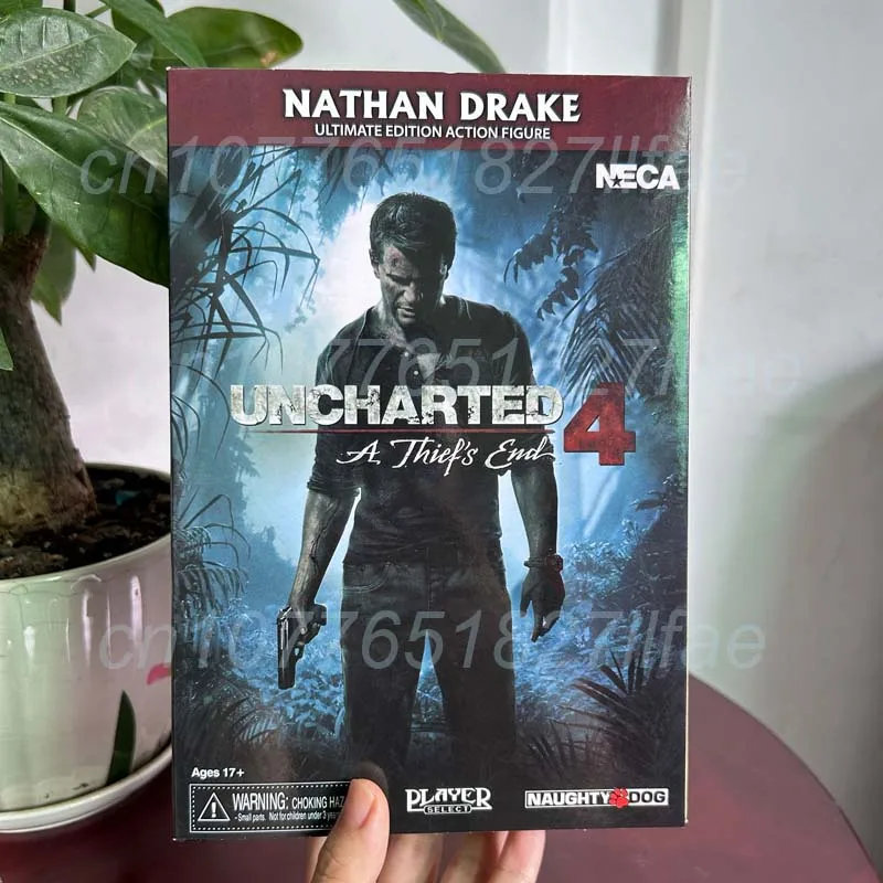 Figura NECA Uncharted 4, el final del ladrón, modelo de figura de acción NATHAN DRAKE, juguetes, muñeca móvil conjunta, regalo de cumpleaños para niños