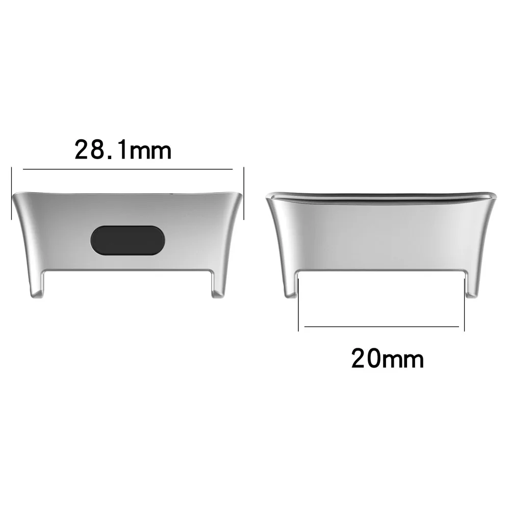 2pc Metal Connector For Xiaomi Redmi watch 3 / Mi watch lite 3 Stainless Steel Adapter (Use with a 20mm strap)