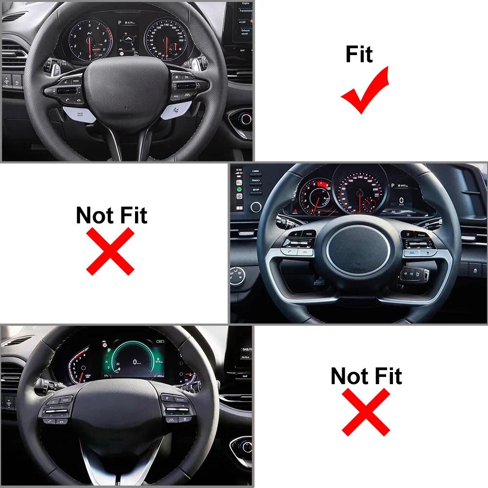 Car Interior Steering Wheel Paddle Shifter Extend Accessories For Hyundai i30 2019 2020 2021 2022 2023