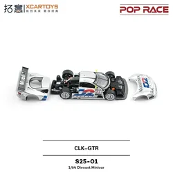 XCARTOYS 1:64 Mercedes CLK GTR 1997 Championship Racing alloy die-cast models, adult ornaments, boys toys, children's gifts