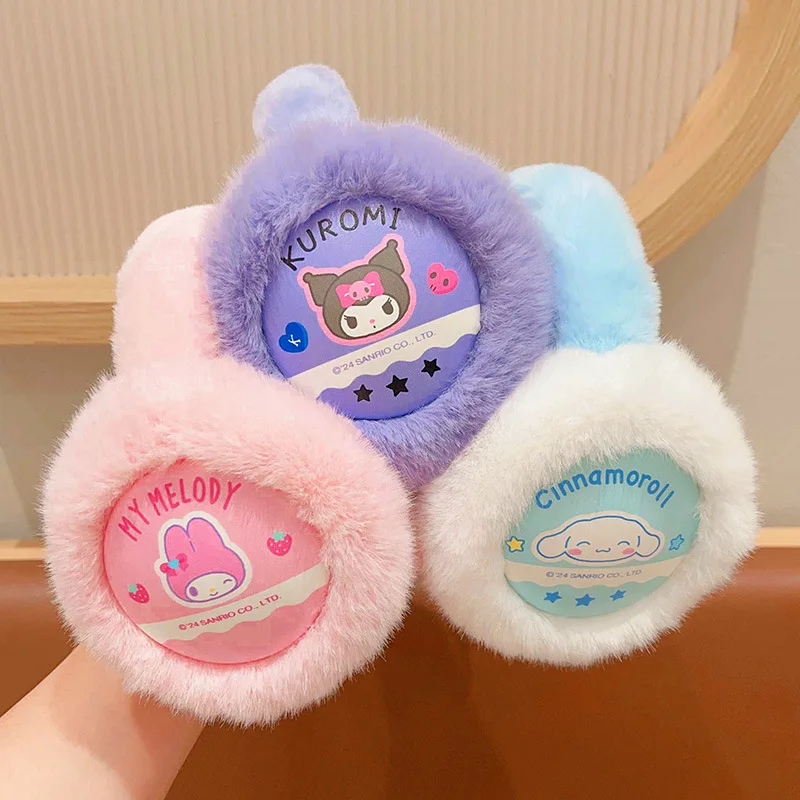 

Sanrio children's ear muffs winter girls cold warm ear muffs girls kuromi windproof ear warm ear protection sleeve