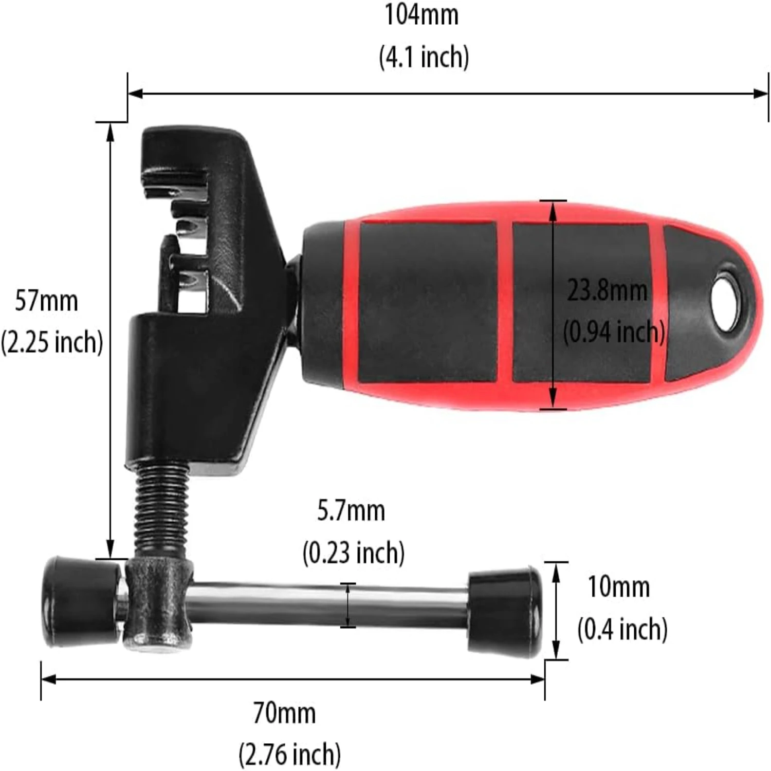 Durable, High-Quality, and Reliable Carbon Steel Bicycle Chain Breaker Tool - Efficient Precision Chain Cutter for 6/7/8/9/10 Sp