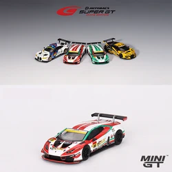 MINIGT 1/64 Lamborghini Huracán GT3 EVO2 #87 MGT00689-L Car Alloy Motor Vehicle Diecast Metal Model Kids Xmas Gift Toys for Boys