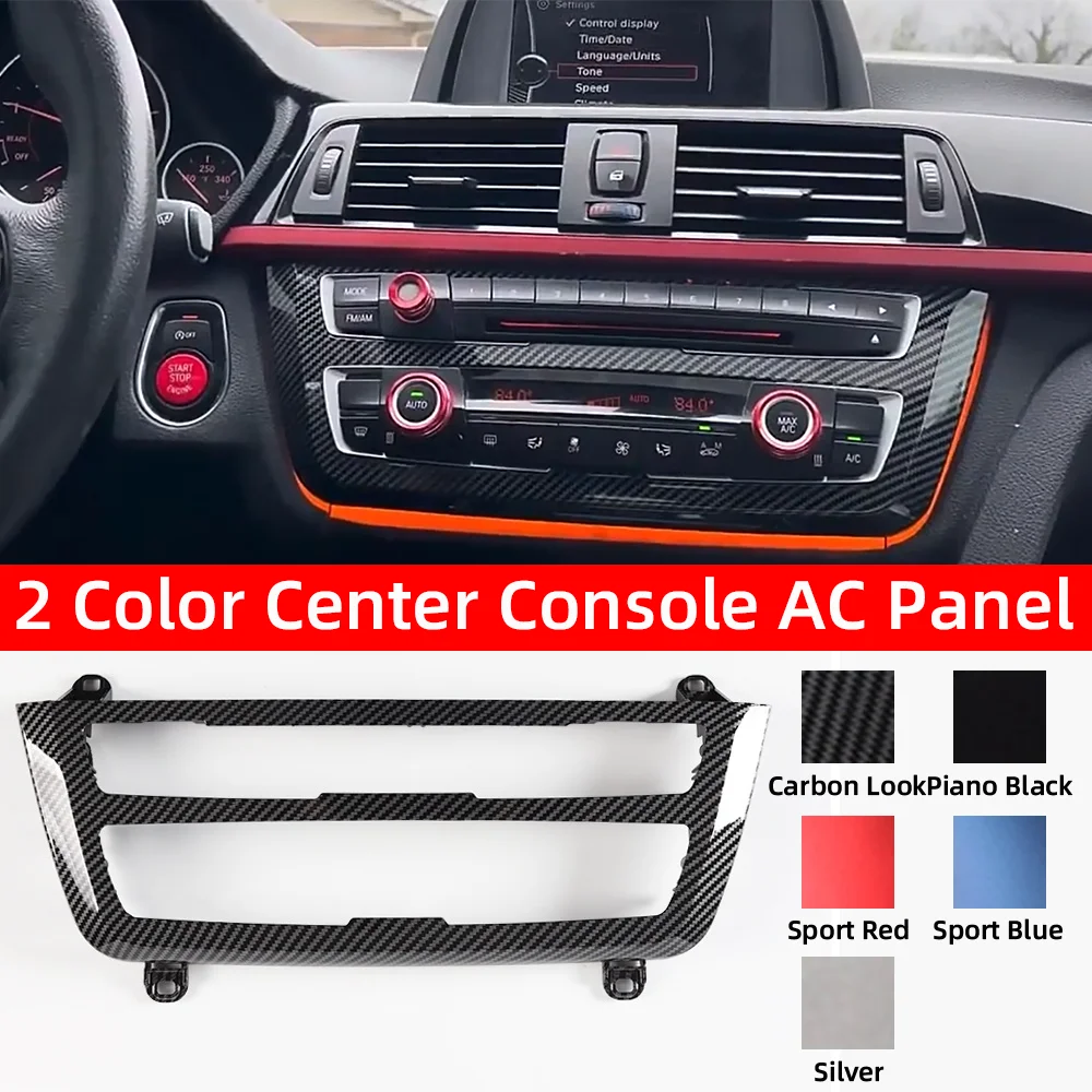 F30 2 Color Center Console AC Panel Ambient RadioTrim LED Dashboard Atmosphere Light For BMW 3 Series 4 Series F32 F33 F34 F36