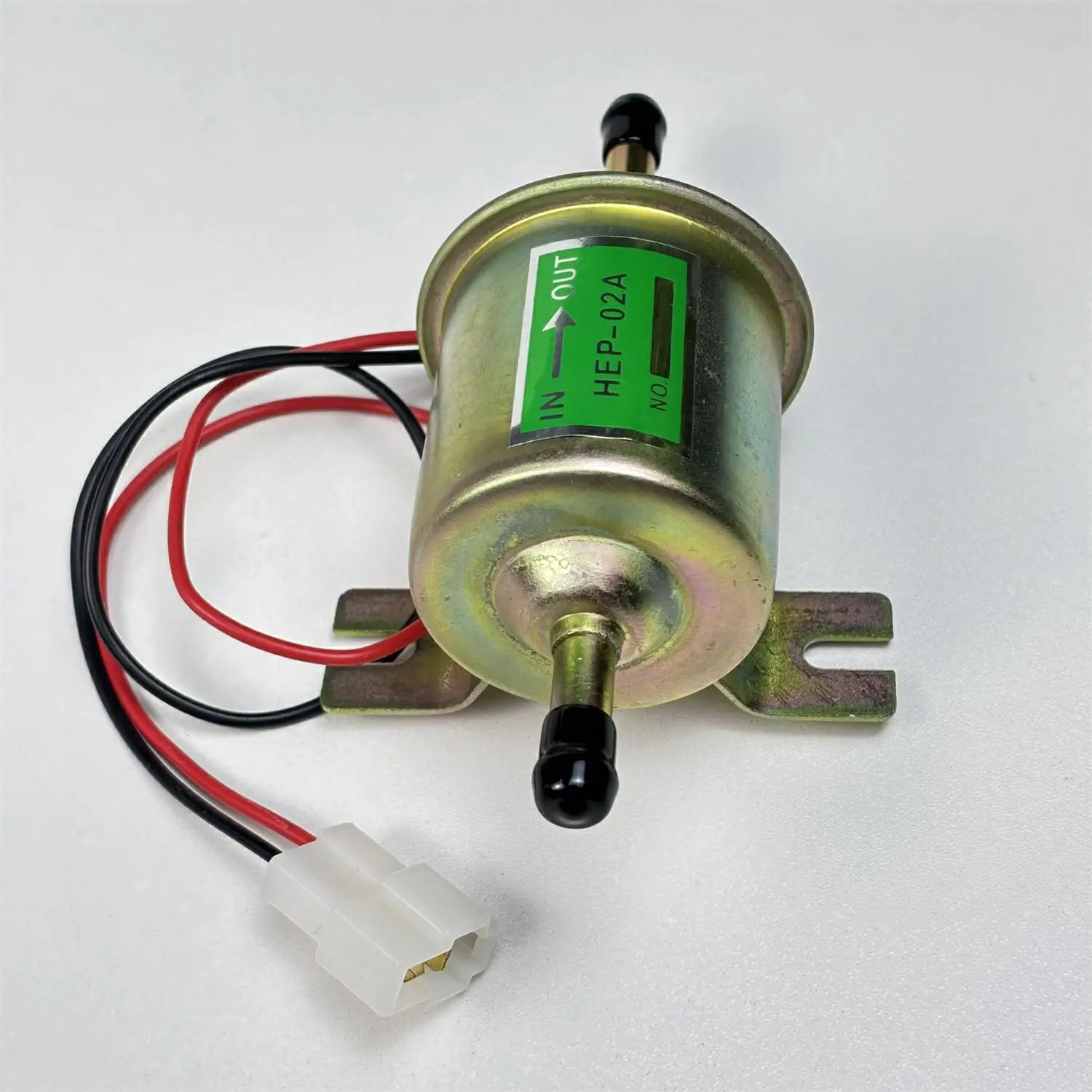 12V Electric Fuel Pump HEP-02A Gas Diesel Inline Low Pressure