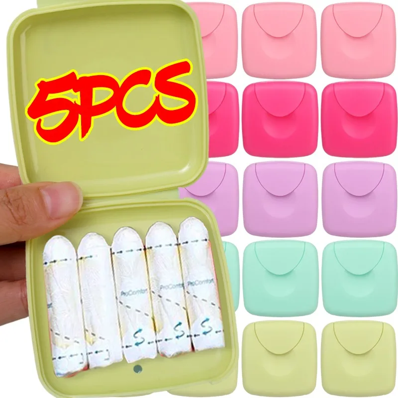 Креативный портативный женский ящик для хранения тампонов, держатель для инструментов, дорожный уличный набор, пластиковый косметический хлопковый ящик для хранения ювелирных изделий