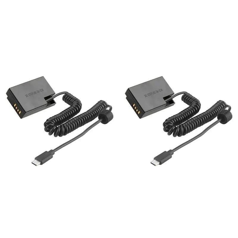 FEDI-2X ACK-E18 DR-E18 LP-E17 Dummy Battery Type-C Power Coupler For Canon EOS 200D 200D II 250D 750D 760D AC Adapter Kit