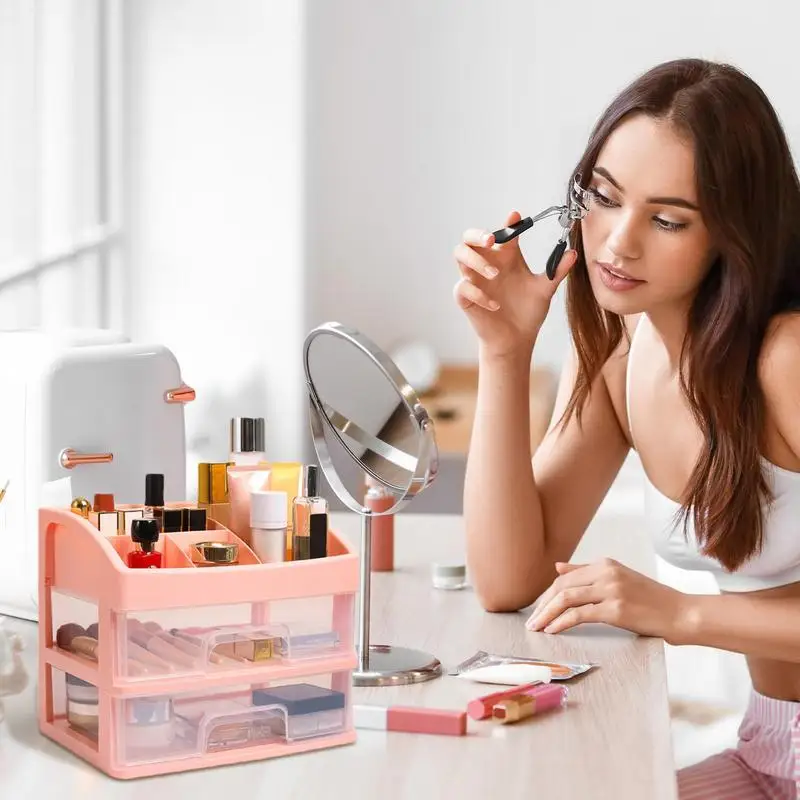 จัดเก็บแต่งหน้าOrganizerแต่งหน้าจัดเก็บOrganizerกันน้ําSkincare Organizerเครื่องประดับสําหรับห้องนอนห้องน้ํา