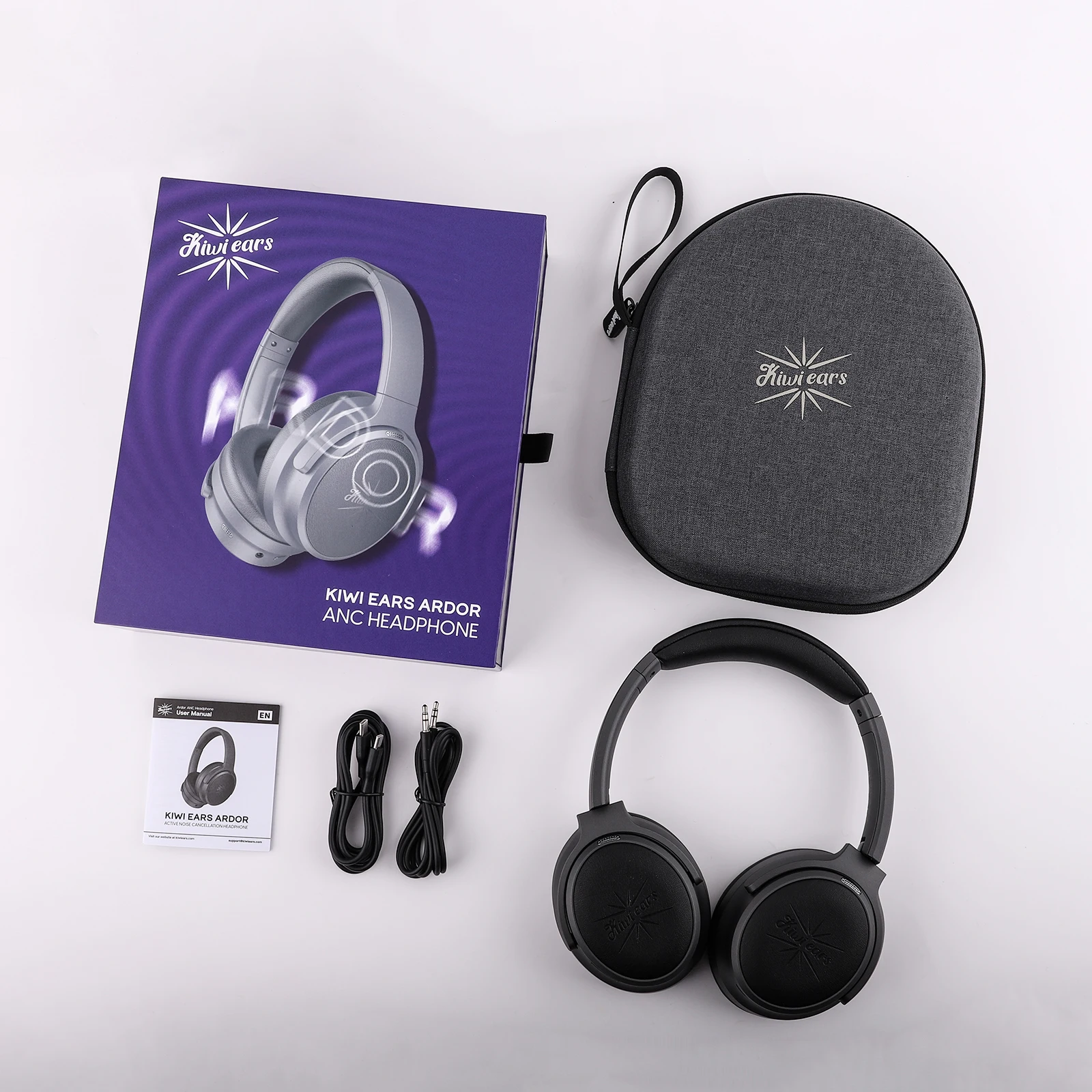 Kiwi Ears Ardor Audiophile Bluetooth Dual-Driver Headphones Hybrid