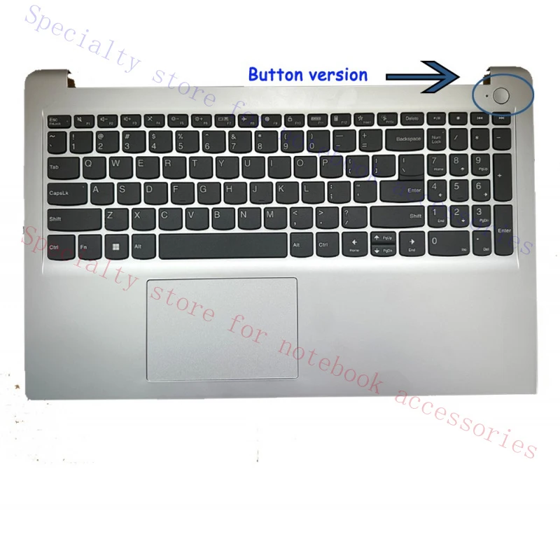 A+  New Palmrest Keyboard & Touchpad AP2DG000300 For Lenovo IdeaPad 1 15ALC7 82R4