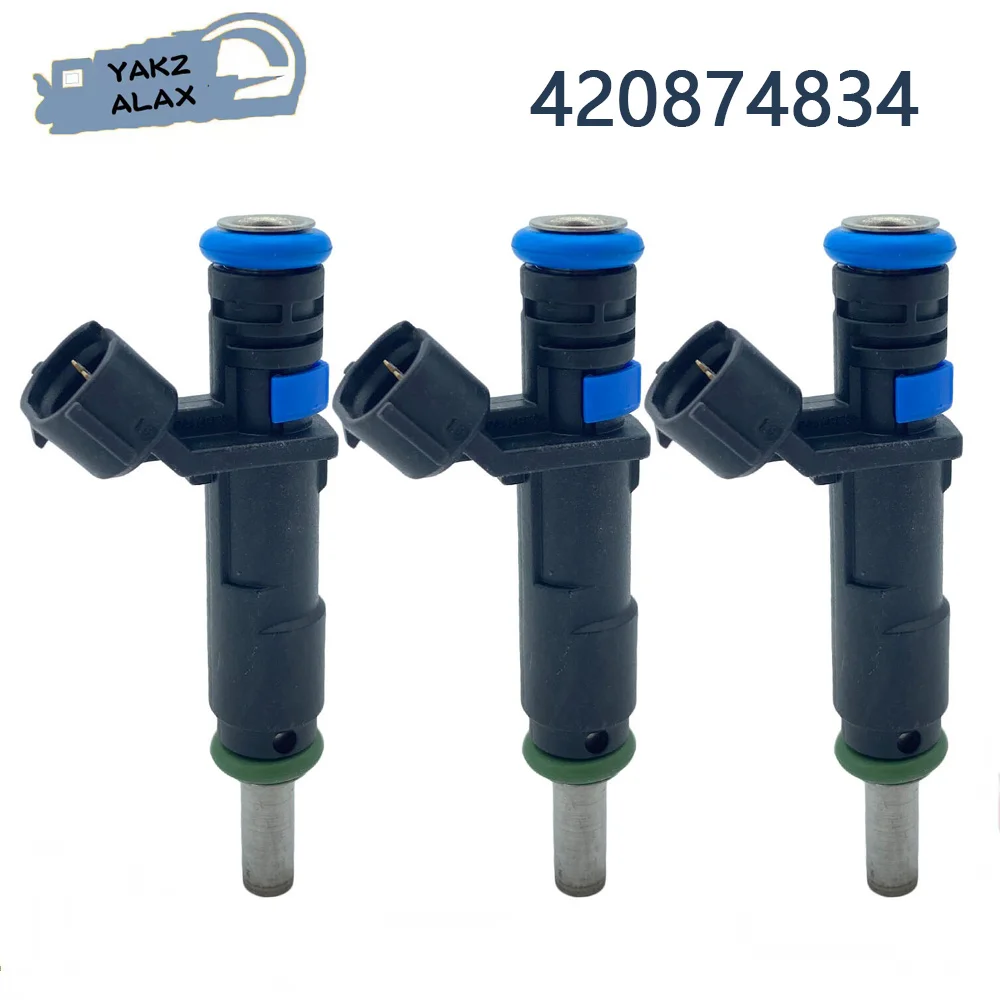 

3Pcs Fuel Injectors 420874834 for SEA-DOO 4-TEC Gtr Gtx Rxp Rxt X Wake Pro 155 215 260 420874846 Car Replacement Parts