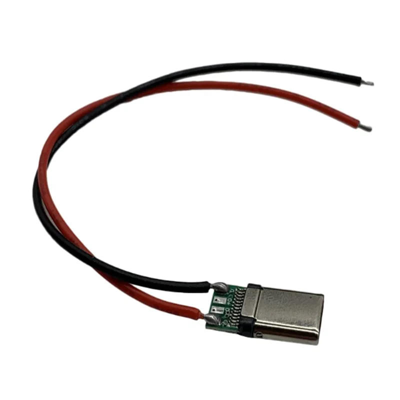 1PCS Type-C female socket 2P welding wire type male/female socket elliptical ribbon charging power interface