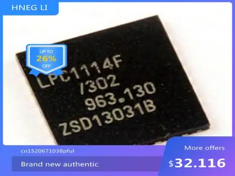 

LPC1114FHN33/302 LPC1114F QFN33 LPC1114/302 LPC1114F QFN33 MODULE new in stockHigh quality products