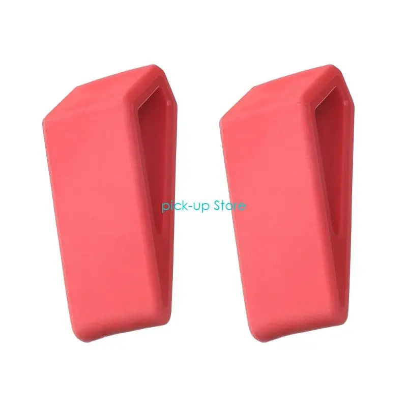 Q5WA 2PCS 인체 공학적 노트북 냉각 스탠드 슬립 저항성 실리콘 틸팅 패드 경량 태블릿 홈 오피스 여행을위한 스탠드 스탠드