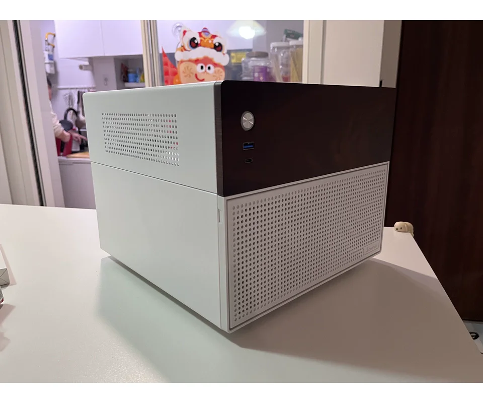 JONSBO Aluminum ITX Mini Motherboard PC Home Storage Multi Hard Disk Hot Plug Compact NAS Server Chassis for Home Use