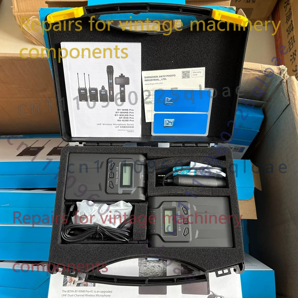 NUEVO SISTEMA DE MICROFONÍO INALÁMBRICO DE DOBLE CANAL UHF BOYA BY-WM8 Pro-K1 # BY-WM8 PRO-K1
