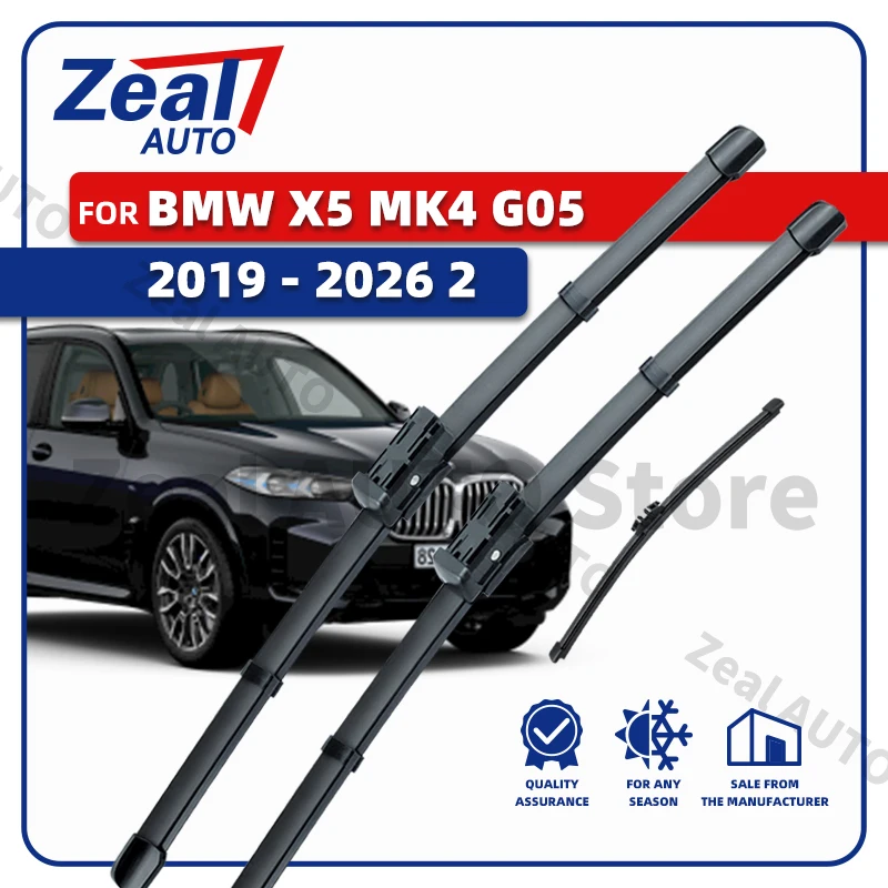 

LHD RHD Front Rear Windshield Wiper Blades For BMW X5 MK4 G05 X5M F95 IX50 2019 - 2026 Windshield Accessories 2022 2023 2025