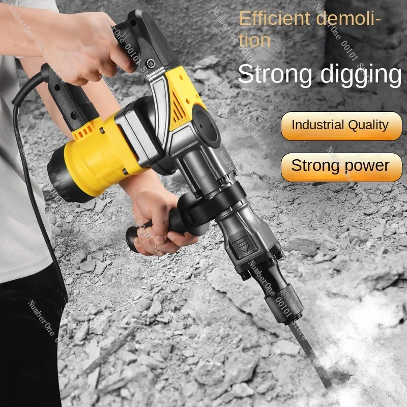 Single-Use Electric Pick Heavy-Duty Wall Dismantling Electric Hammer Crushing Industrial-Grade Wall Inserting Trunking