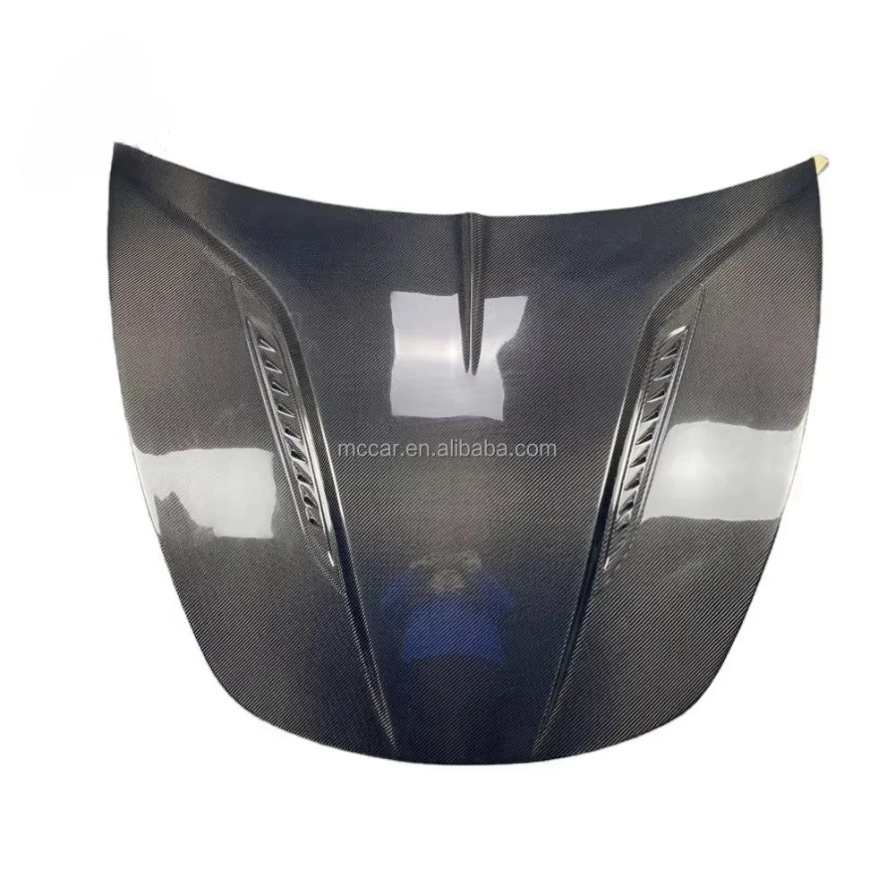 

Original Best-selling Double Sided Carbon Fiber Front Engine Hood Vent Cover for Tesla Model 3 Car Hood
