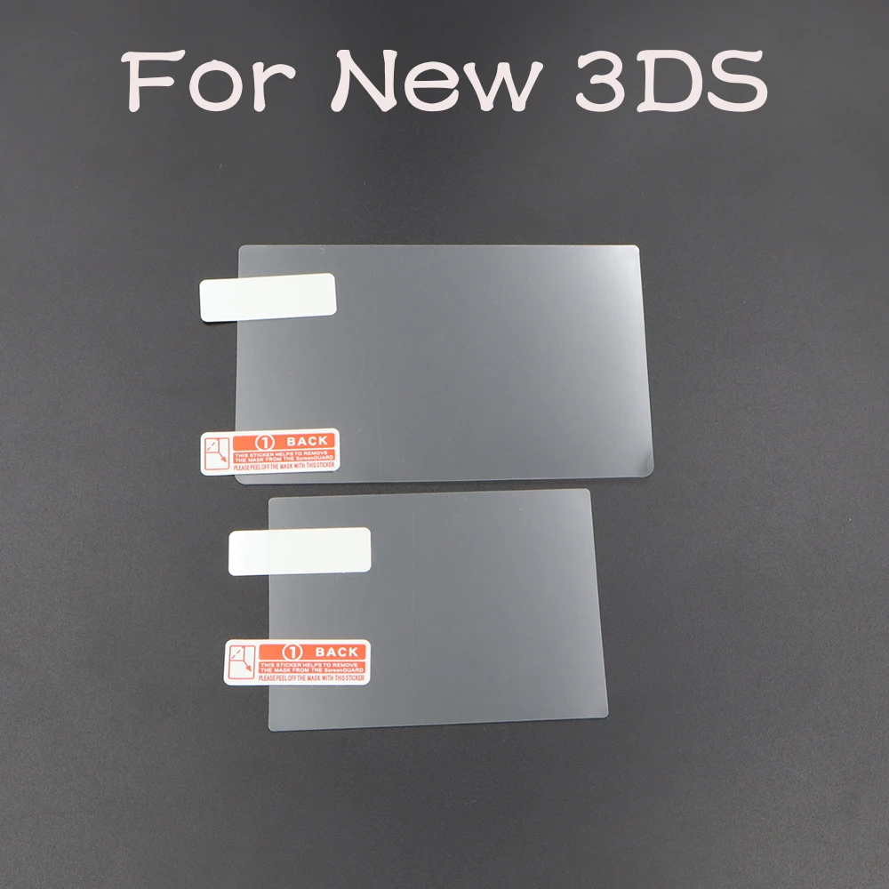 Top Bottom HD Clear Protective Film For 2DS/3DS/3DS XL/New 3DS/New 3DS XL/NDS/NDSL/NDSI/NDSi XL/WiiU/PSPGO LCD Screen Protector view 5