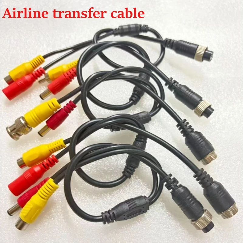 4Pin M12 GX12 Aviation Head Male/Female to RCA DC Male Female Wiring Harness Connector Cable Plug Cord Converter For
