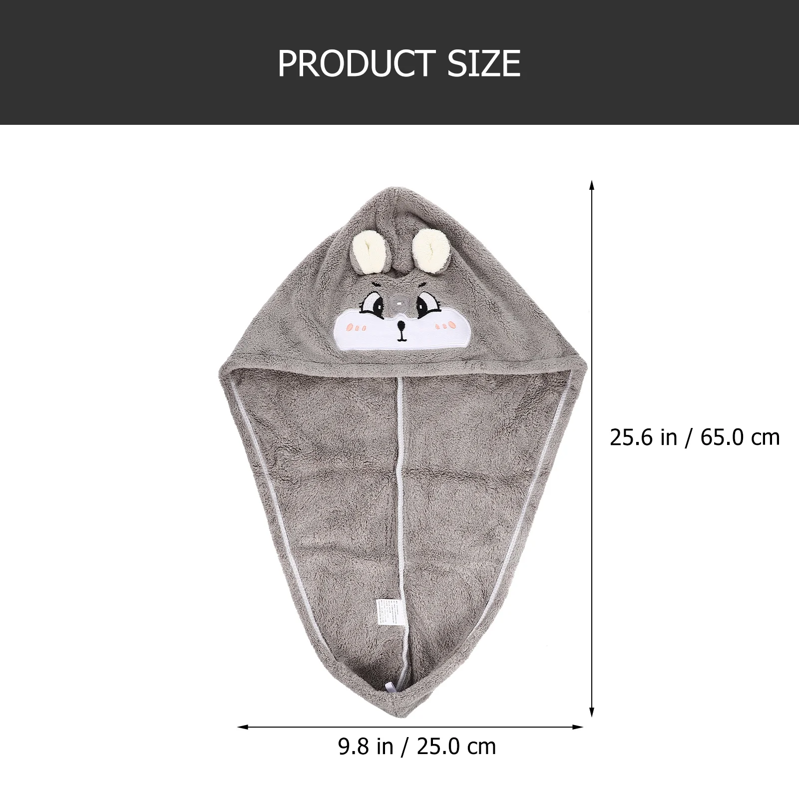 

Hair Drying Towel Wet Hair Wrap Soft Shower Turban Perfect for Bath Makeup Face Washing Shower Head Wrap Water Absorbent Hats