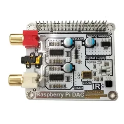 Nuova modalità Volumio Raspberry Pi DAC HIFI Dual ES9023 decodifica scheda DAC I2S + telecomando